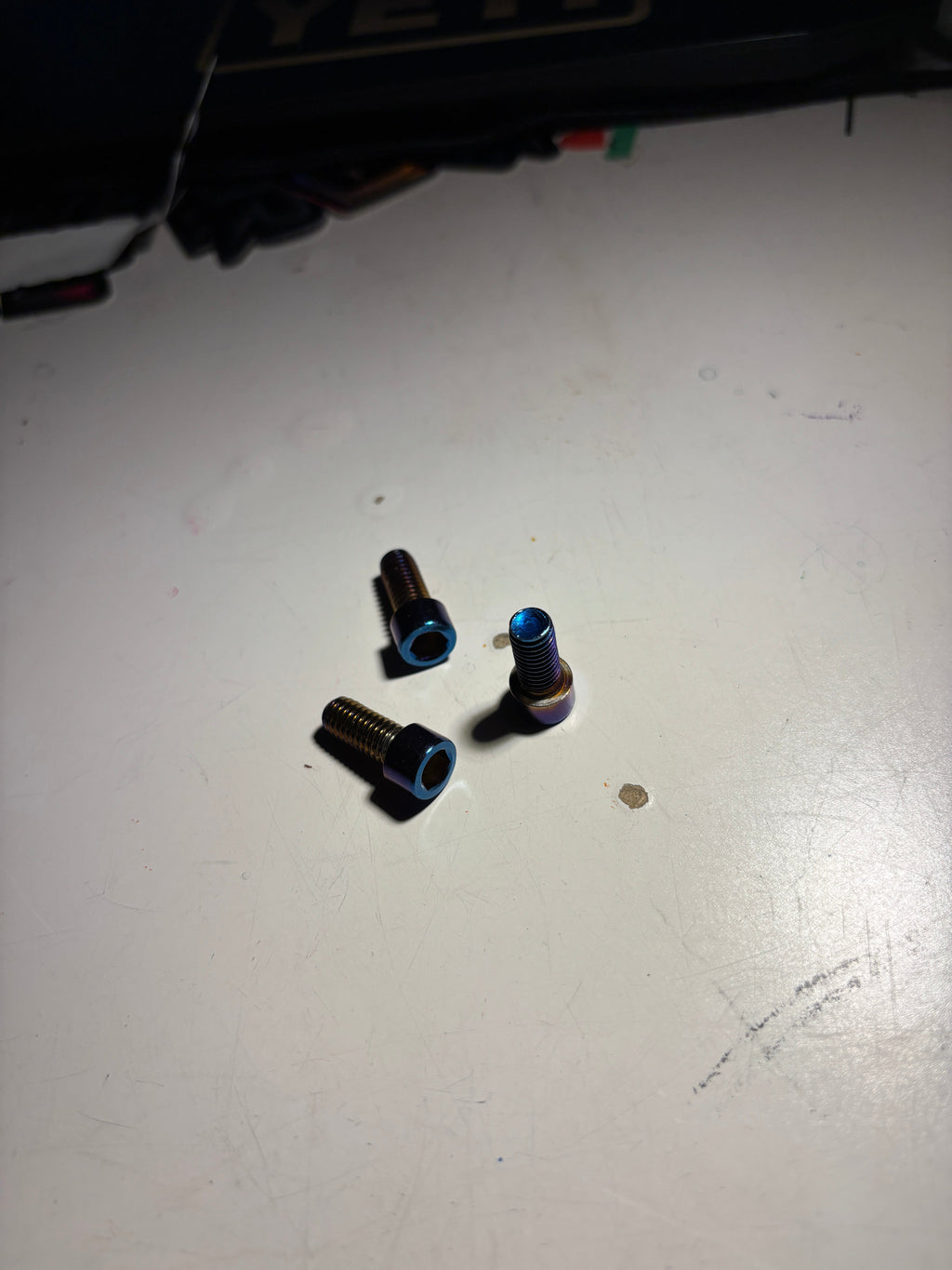 Titanium Motor Mount Bolts