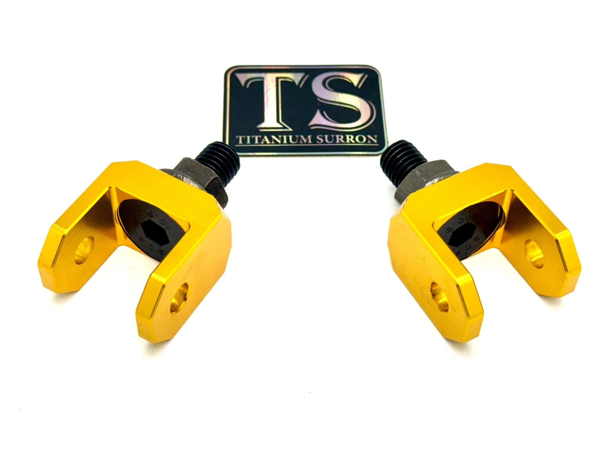 Footpeg Bracket Connectors in Solid Color for E-moto